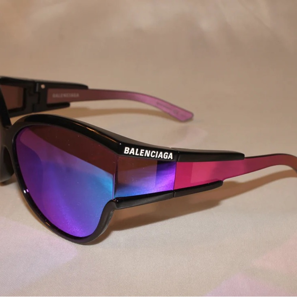 Balenciaga Butterfly Multicolor Gradient Sunglasses